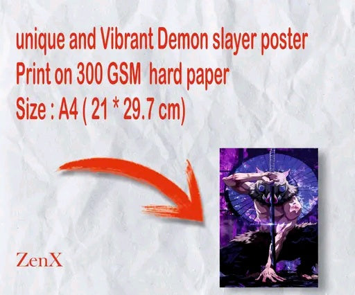 Anime character poster