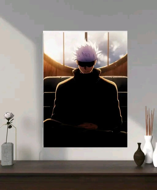 Gojo saturo wall poster