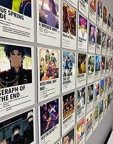 Anime character poster