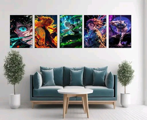 Anime character poster