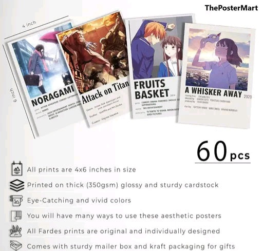 Anime character poster