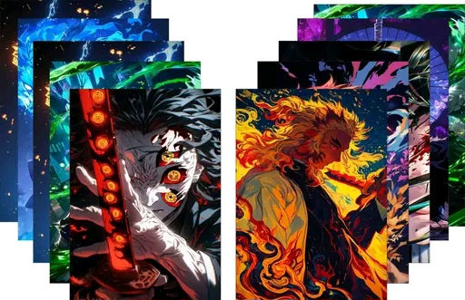 Anime character poster